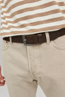 Jack & Jones Cintos-Cinto básico pele castanho