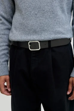 Jack & Jones Cintos-Cinto com fivela de metal Preto