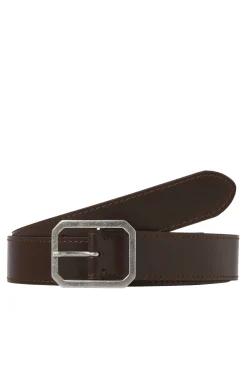 Jack & Jones Cintos-Cinto com fivela de metal Castanho