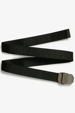 Superdry Cintos-Cinto com fivela de metal preto