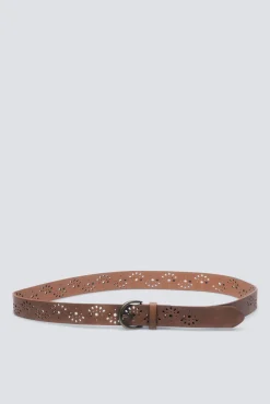 Springfield Cintos-Cinto com gotas e tachas recortadas cru