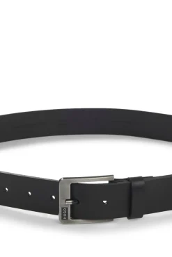 HUGO Cintos-Cinto de couro Preto