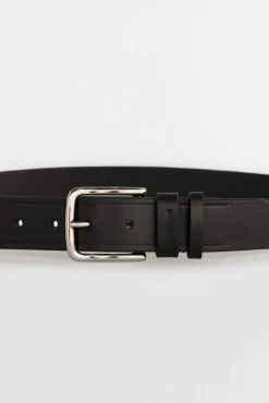 Pedro del Hierro Cintos-Cinto de pele esportivo Preto