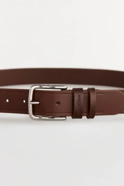 Pedro del Hierro Cintos-Cinto de pele esportivo Marrom