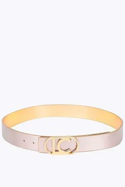 Lola Casademunt Cintos-Cinto reversível Dourado