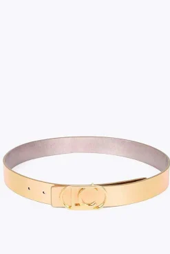 Lola Casademunt Cintos-Cinto reversível Dourado