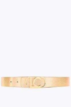 Lola Casademunt Cintos-Cinto reversível Dourado