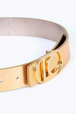 Lola Casademunt Cintos-Cinto reversível Dourado