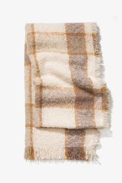 Vilanova Cachecol-Cobertor de manta cachecol Tostado