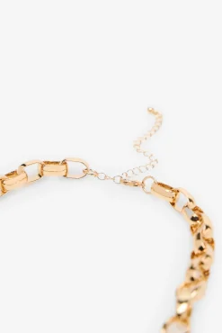 Cortefiel Joalharia E Bijuteria-Colar de corrente robusta Dourado