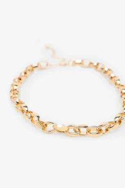 Cortefiel Joalharia E Bijuteria-Colar de corrente robusta Dourado