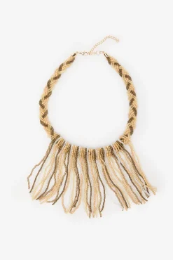 Cortefiel Joalharia E Bijuteria-Colar de franjas Multicolorido