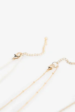 Cortefiel Joalharia E Bijuteria-Colar de medalha Dourado