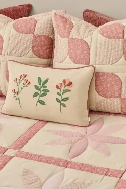 Textura Edredons-Colcha de retalhos tradicional rosa