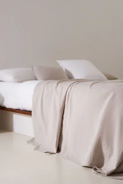 Bassols Colchas E Edredões-Colcha Fatima Areia 150-160 cm Castanho