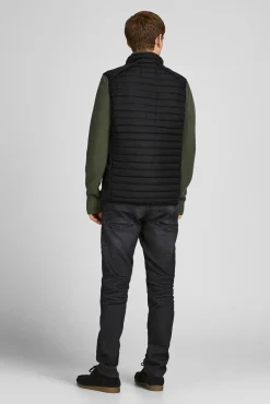 Jack & Jones Coletes-Colete acolchoado preto