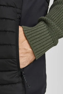 Jack & Jones Coletes-Colete acolchoado preto