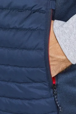 Jack & Jones Coletes-Colete acolchoado azul