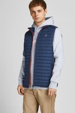 Jack & Jones Coletes-Colete acolchoado azul
