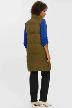 Vero Moda Coletes-Colete acolchoado Verde