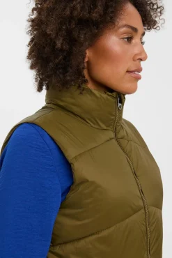 Vero Moda Coletes-Colete acolchoado Verde