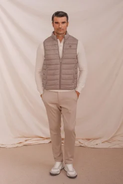 Celopman Coletes-Colete Acolchoado bege