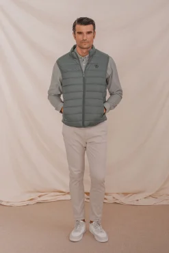 Celopman Coletes-Colete Acolchoado azul