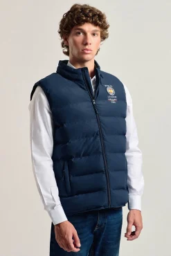 Valecuatro Coletes-Colete acolchoado marinho modelo Spain Shield Azul