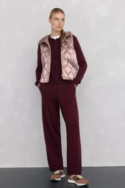 Pedro del Hierro Coletes-Colete acolchoado capuz Rosa