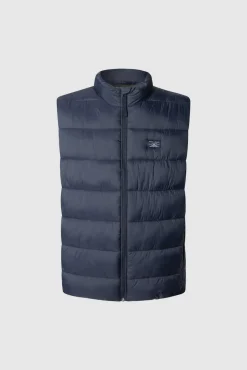 Pepe Jeans Coletes|Ultralights-Colete acolchoado com fecho de zíper azul