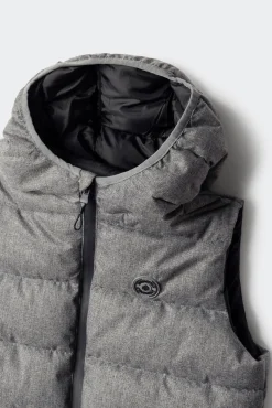 Springfield Kids Sobretudos-Colete acolchoado infantil cinzento