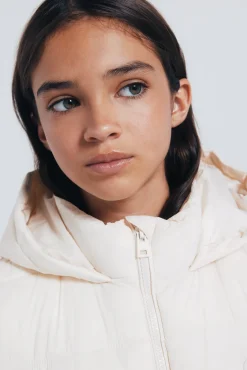 Springfield Kids Sobretudo-Colete acolchoado para menina cru