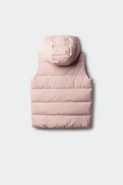 Springfield Kids Sobretudo-Colete acolchoado para menina rosa