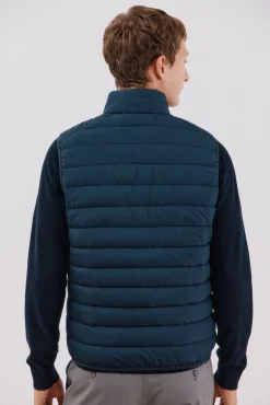 Cortefiel Sobretudos|Ultralights-Colete acolchoado ultraleve Azul