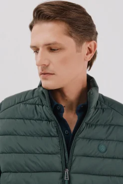 Cortefiel Coletes|Sobretudos-Colete acolchoado ultraleve Verde