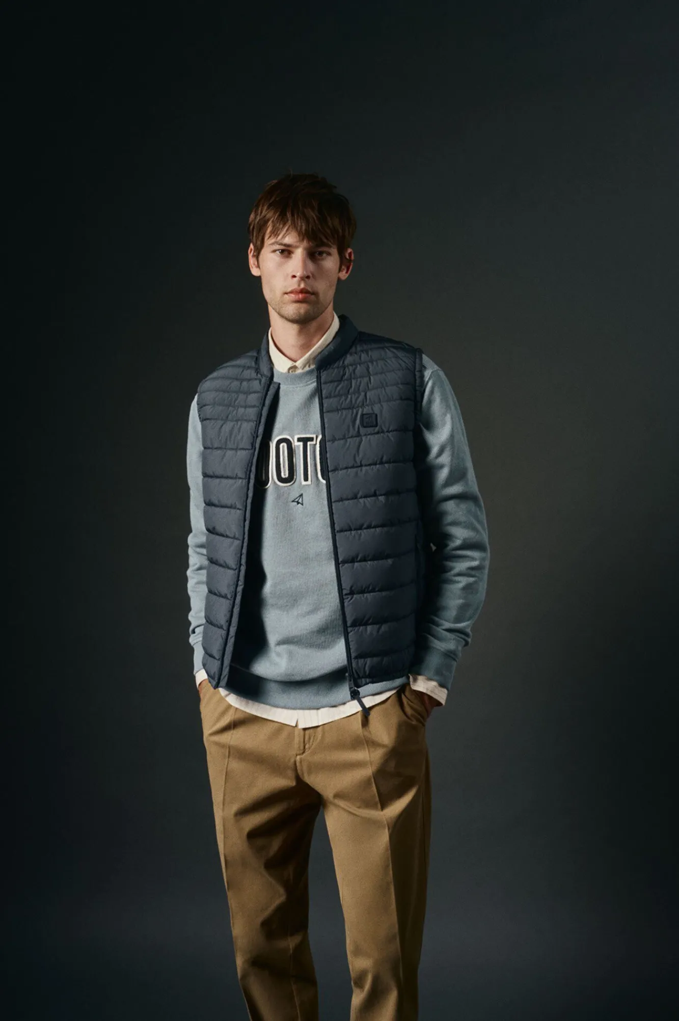 OOTO Coletes|Ultralights-Colete acolchoado ultraleve Azul