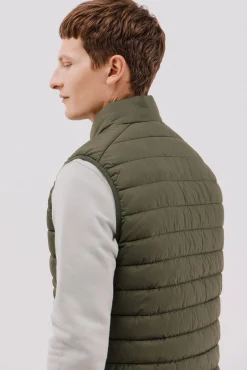 Cortefiel Coletes|Sobretudos-Colete acolchoado ultraleve Verde