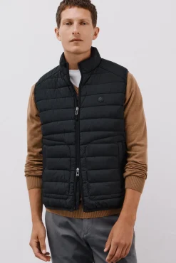 Cortefiel Coletes|Sobretudos-Colete acolchoado ultraleve Preto