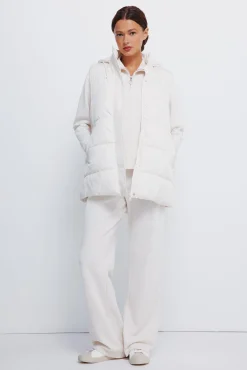 Springfield Coletes-Colete com capuz em poliéster reciclado cru