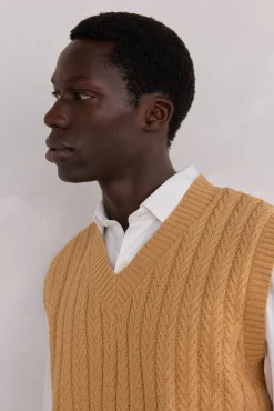 Pedro del Hierro Coletes-Colete com estrutura marcada Amarelo