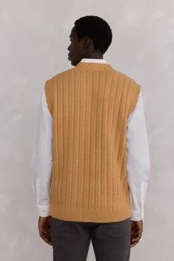 Pedro del Hierro Coletes-Colete com estrutura marcada Amarelo