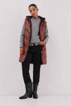 Cortefiel Coletes|Casacos-Colete comprido reversível Granada