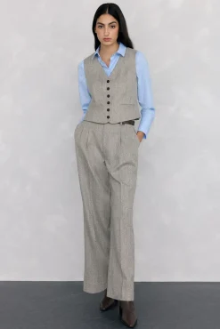 Pedro del Hierro Coletes-Colete de espiga Cizento