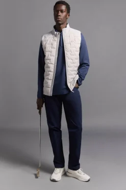 Pedro del Hierro Coletes|Casacos-Colete de golfe ultraleve Cizento