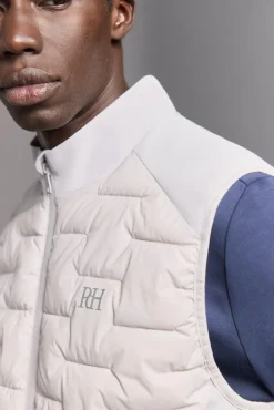 Pedro del Hierro Coletes|Casacos-Colete de golfe ultraleve Cizento