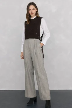 Pedro del Hierro Coletes-Colete de malha Marrom