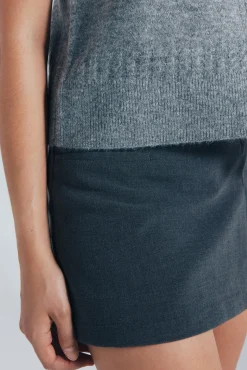 Springfield Camisolas-Colete de malha com tranças cru