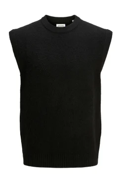 Jack & Jones Camisolas-Colete de malha de malha regular preto