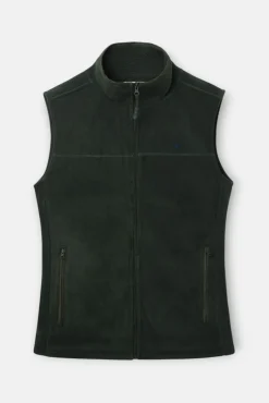 Silbon Coletes-Colete de polar clássico Verde