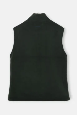 Silbon Coletes-Colete de polar clássico Verde